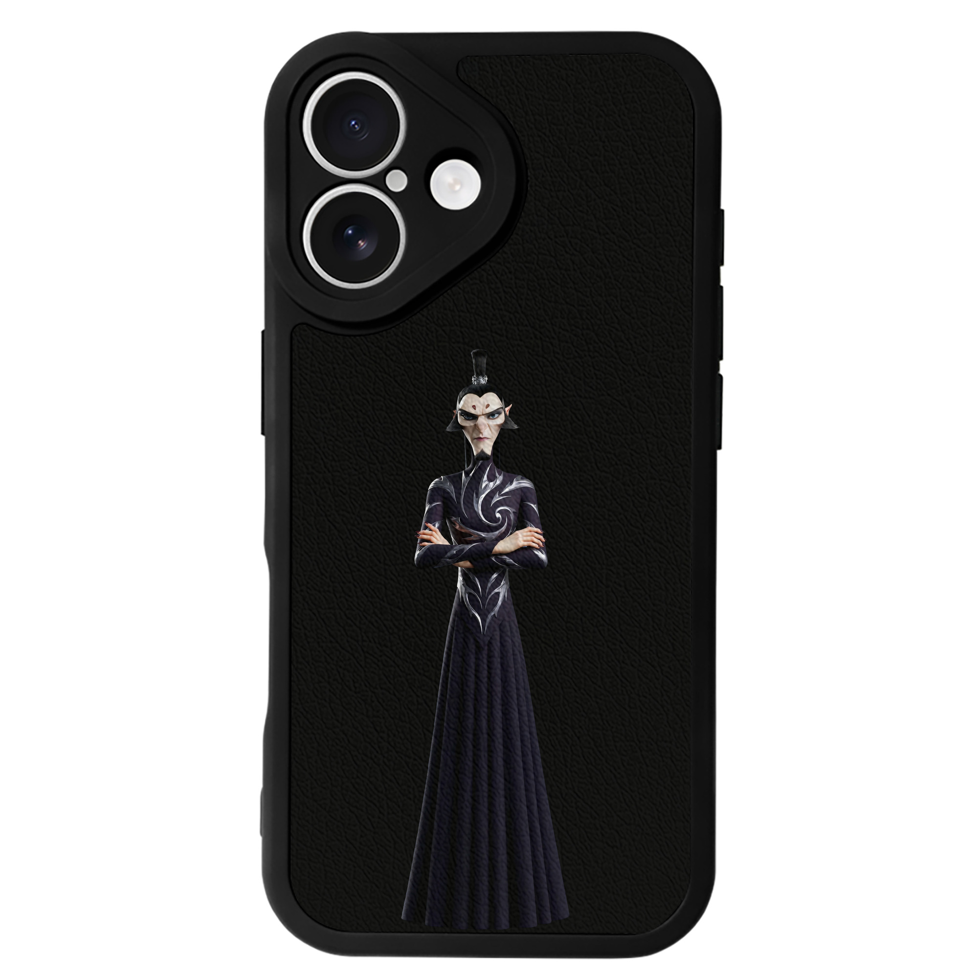 （画像用） Ne Zha 2 ナタ 魔童の大暴れ 【iPhone 16シリーズ対応】シリコンスマホケース（レザー調） 材質：シリコン